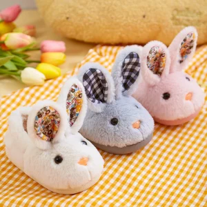 Pantofole invernali per bambini pantofole in cotone per bambini autunno e inverno borse per bambini scarpe per bambini in cotone profondo scivoli 1