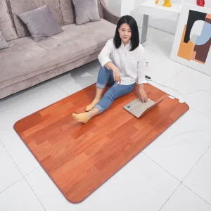 Tappetino riscaldante elettrico di dimensioni multiple 220V Scaldapiedi termico Scaldapiedi riscaldato Tappetino per tappeti Piedi caldi per ufficio domestico 1