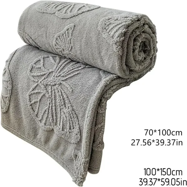 Nuova coperta di raffreddamento a doppia faccia trapunta traspirante effetto freddo trapunta termica 3D farfalla Jacquard Skin-Friendly 6