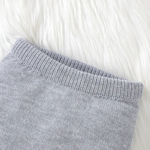 Vestiti invernali per neonati 0-9m Capispalla autunnale Neonate Maniche lunghe Maglioni Maglioni + Pantaloni Completi Set 2 pezzi Maglieria infantile 5