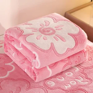 Comoda coperta al ginocchio Flanella soffici coperte e lancette morbide per il pisolino Letto singolo matrimoniale Lenzuola termiche in peluche pelose 1