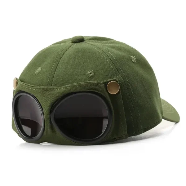 Cappello da aviatore marea versione coreana personalità occhiali berretto occhiali da sole da uomo parasole primavera ed estate Versatile berretto da Baseball marea 4