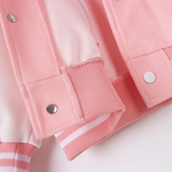 Cappotto da baseball per ragazze da 3-12 anni Primavera Autunno Simpatico cartone animato Unicorno Capispalla Moda Ragazza adolescente Giacca sportiva Abbigliamento per bambini 6