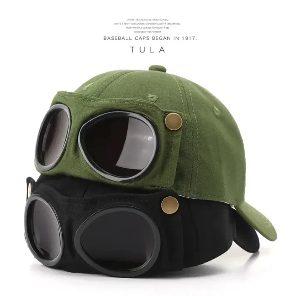 Cappello da aviatore marea versione coreana personalità occhiali berretto occhiali da sole da uomo parasole primavera ed estate Versatile berretto da Baseball marea 1
