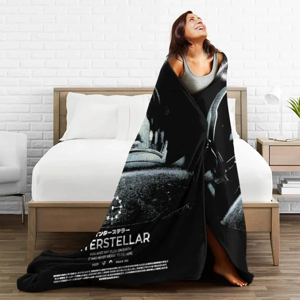 Coperte interstellare Coperte morbide multifunzione estive in pile per trapunta sottile in peluche da viaggio a casa 6