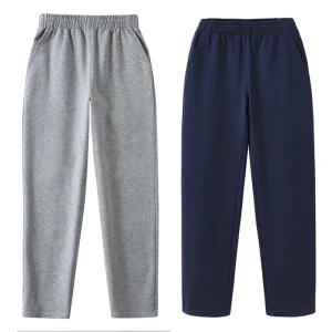 Autunno Inverno Bambini Ragazzi adolescenti Pantaloni sportivi casual Pantaloni in pile Pantaloni da jogging per bambini Pantaloni sportivi larghi Vestiti caldi per ragazzi 1