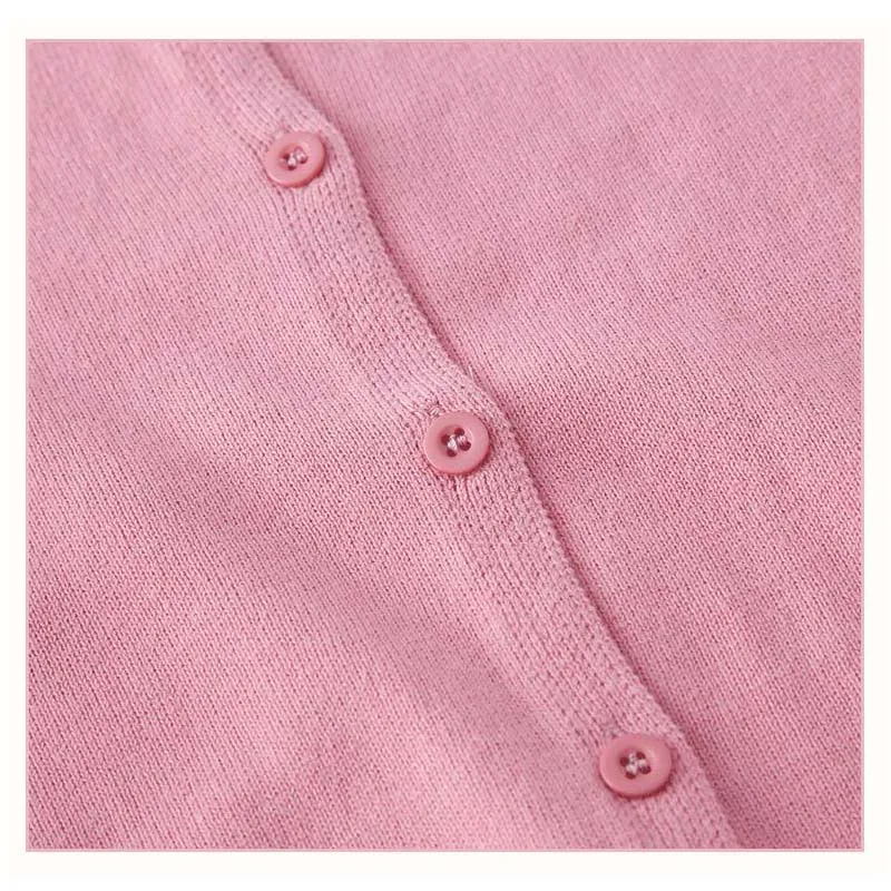 Cardigan maglione rosso per bambini Vestiti per bambini Cardigan scolastico per bambina in cotone Maglieria per ragazze coreane Abbigliamento infantile Bebe 5