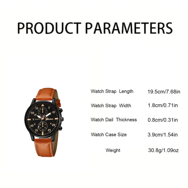 Nuovi orologi moda uomo Hip Hop Orologio da uomo di lusso Orologio da polso sportivo Orologio da polso da uomo Set di braccialetti Relogio Masculino 6