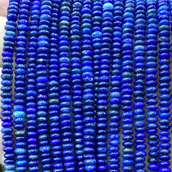Rondelle 2x4mm Pietra Naturale Lapislazzuli Onice Giada Turchese Branelli Allentati Del Distanziatore per la Produzione di Gioielli Braccialetti FAI DA TE Accessori 2