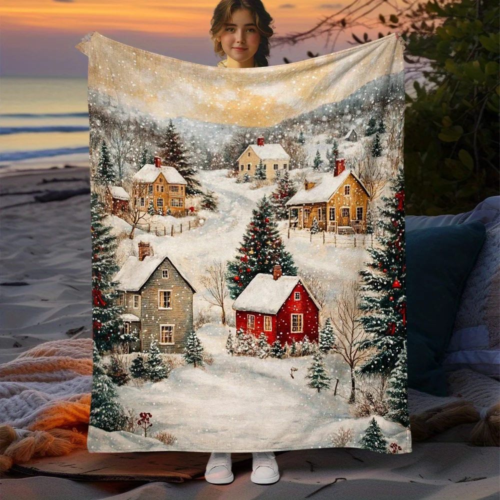 Coperta morbida e leggera in flanella: accogliente temprata invernale per divano, letto, viaggi e altro - Regalo perfetto per la famiglia e gli amici 3