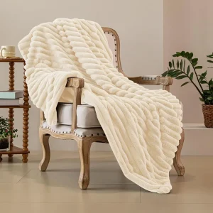 Coperta accogliente, morbida ed calda estetica per divano, grande coperta soffice e versatile per camera da letto, divano, viaggi, bambini, campeggio 1