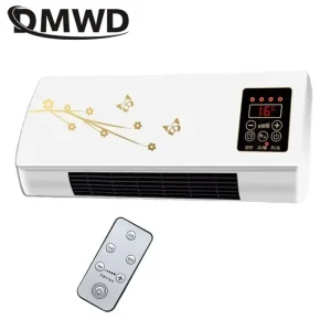 Scaldino d'aria completamente automatico a parete Touch Panel Telecomando Riscaldatore elettrico Ventola di ventilazione a doppio scopo con vento caldo naturale 1