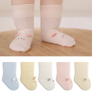 Calzini per neonati Calzini per bambini in cartone animato per bambini Primavera Autunno Calzini morbidi e confortevoli per bambini Accessori per 0-24 mesi 1