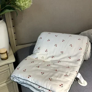 Trapunta rinfrescante in fibra di Lyocell di alta qualità estate morbida e setosa coperta singola per letto matrimoniale estate autunno Cool Comforter 1