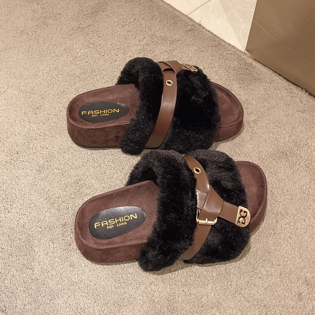 Pantofole da donna invernali Design casual innovativo Abbigliamento da casa leggero con suola morbida per le donne Pantofole premaman di marca esclusive 6