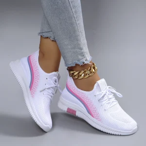 Scarpe basse estive in rete traspirante da donna, scarpe da donna, scarpe da ginnastica casual, spedizione gratuita 1