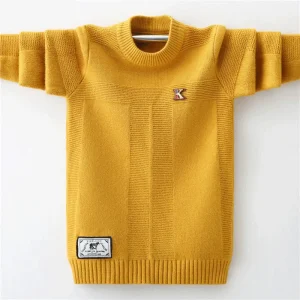 Maglione per bambini autunno inverno nuovo abbigliamento in cotone maglione di copertura ragazzi adolescenti maglione abbigliamento per bambini 10 12 14 anni 1
