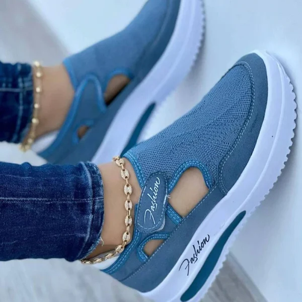 Scarpe da ginnastica rosse Scarpe da donna Scarpe da tennis da donna Scarpe di tela Scarpe casual da donna Scarpe sportive da donna Sneaker con plateau Scarpe scavate 4