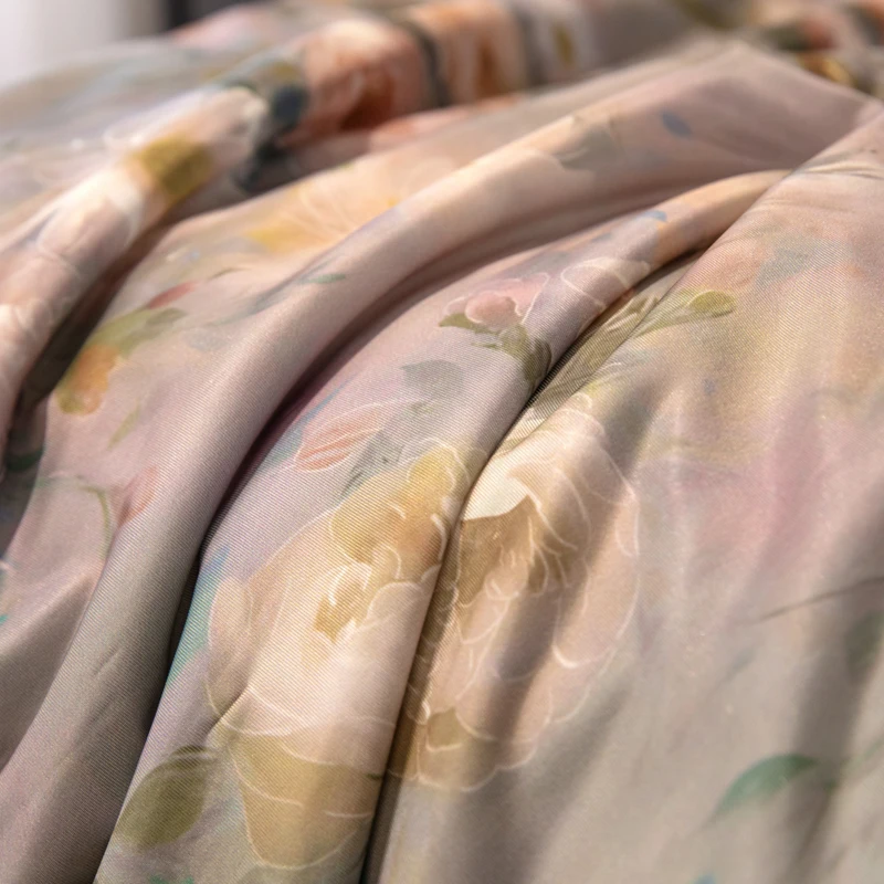 Trapunta rinfrescante estiva in seta di ghiaccio lavata ad acqua, raffreddamento su entrambi i lati, coperta sottile per aria condizionata fredda, trapunta per biancheria da letto di lusso 6