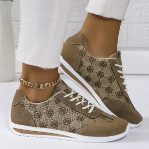 Primavera ed estate donna designer bocca traspirante cinturino incrociato sneakers piatte comode scarpe da ginnastica casual da passeggio Zapatos De Mujer 1