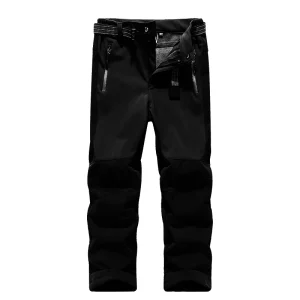 Pantaloni impermeabili per bambini all'aperto Pantaloni caldi Leggings da arrampicata sportivi antivento Patchwork Soft Shell Abiti abbigliamento per bambini 1