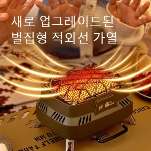 Mini stufa riscaldante multifunzionale per esterni portatile a doppio scopo Stufa a infrarossi Stufa da campeggio Testa da campeggio invernale per il riscaldamento 1