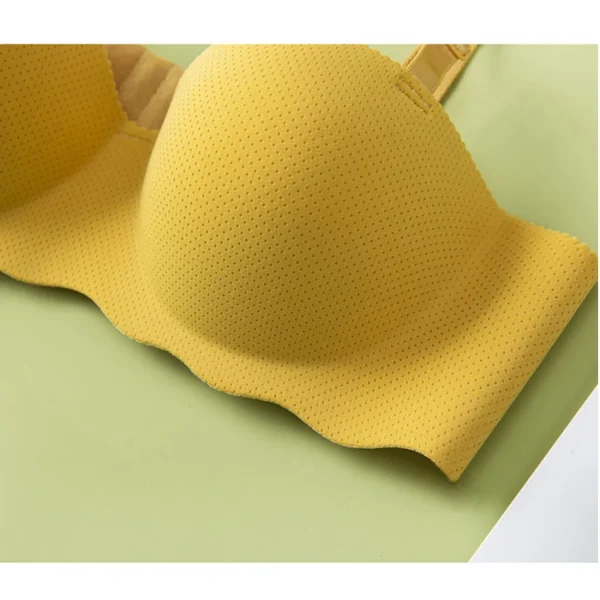 Reggiseno senza cuciture per ragazze di colore solido di alta qualità ragazze Comfort traspirante abbigliamento quotidiano biancheria intima ragazze reggiseno con tracolla rimovibile 4