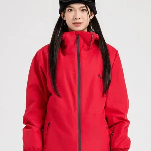 DOOKSNOW Giacca da sci unisex alla moda invernale all'aperto Cappotto da snowboard caldo imbottito in cotone impermeabile antivento per uomo e donna 1