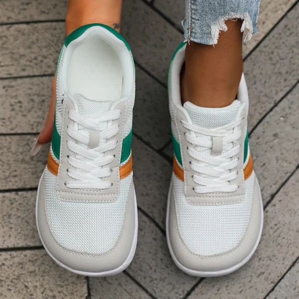 Nuove scarpe da donna a punta larga Casual versatili suola morbida Scarpe larghe per ultime Scarpe da ginnastica da passeggio Mesh traspirante Comode scarpe a piedi nudi 4