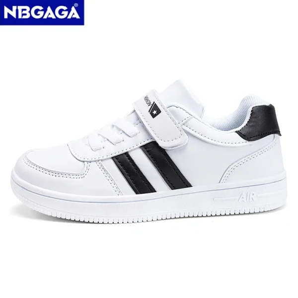 Ragazzo Bambini Sneakers Scarpe bianche per ragazze Sport Tenis Casual Bambini Scuola Scarpe da corsa da passeggio Antiscivolo Taglia 28-39 6