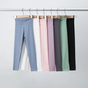 Pantaloni da squalo per ragazze Primavera e autunno Sezione sottile Abbigliamento da bambino Pantaloni sportivi dal taglio casual Pantaloni da ballo elastici per bambini di 4-12 anni 1
