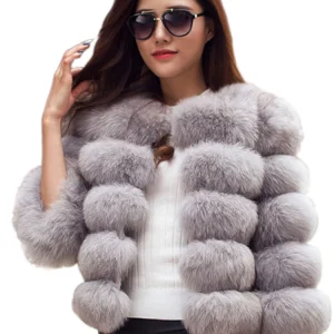 ZADORIN S-6XL Cappotto di visone Inverno Nero Bianco Cappotto di pelliccia sintetica Donna Elegante soffice giacca di pelliccia sintetica Top Cappotti di pelliccia corti Abbigliamento donna 1