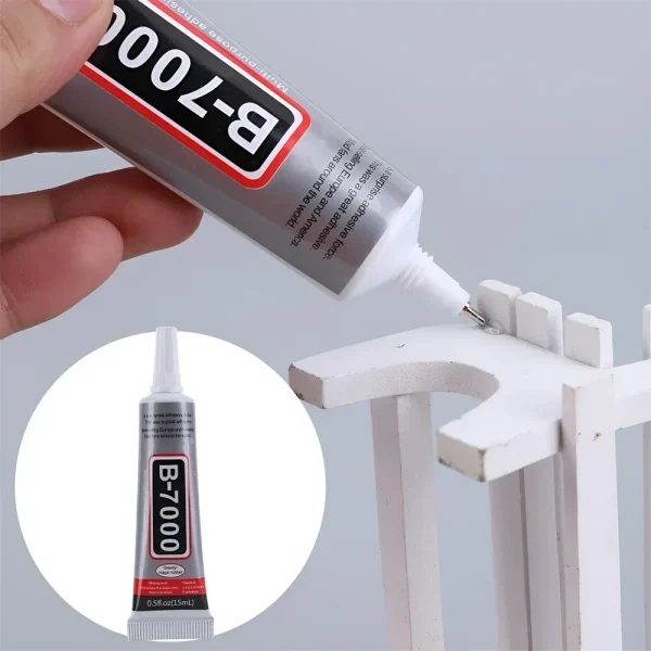 15ML 50ML 110ML B-7000 Adesivo trasparente per riparazione telefono a contatto Colla universale per vetro plastica fai da te T7000 con colla applicatore di precisione 3