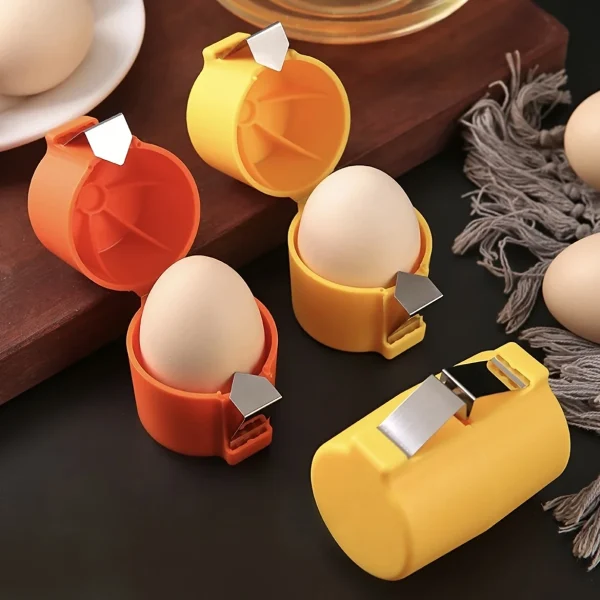 Macchina per l'apertura delle uova portatile Frullino per le uova rapido Sgusciatrice per uova da cucina 5