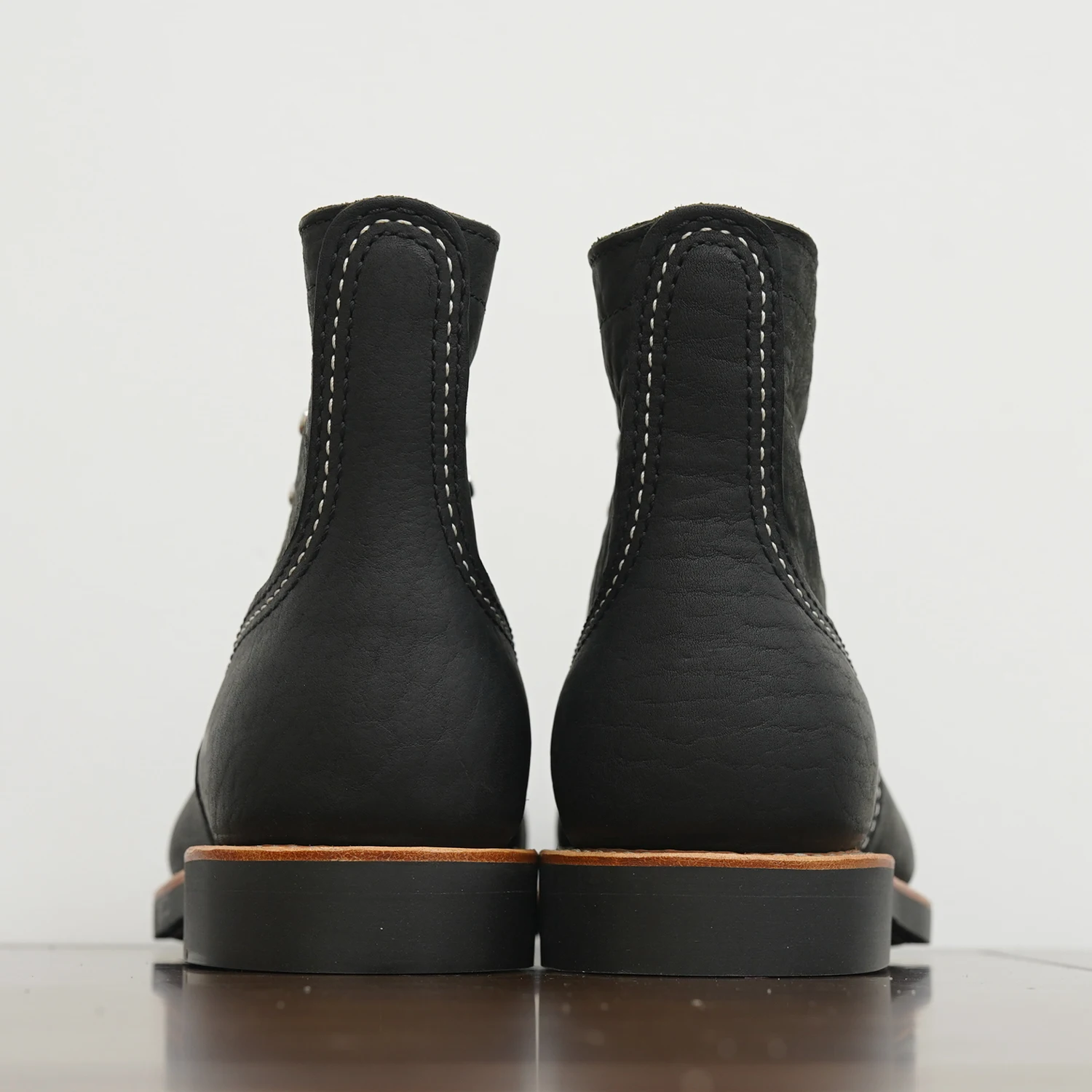 Stivali da lavoro stile robusto con cuciture rigide Goodyear durevoli Stivali Moctoeboots in vera pelle Heritage per uomo 8084 Stivali Iron Ranger 2