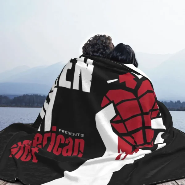 Green Day Punk coperta in pile estate autunno inverno American dump albume Multi-funzione coperta Ultra-morbida per letto ufficio 4