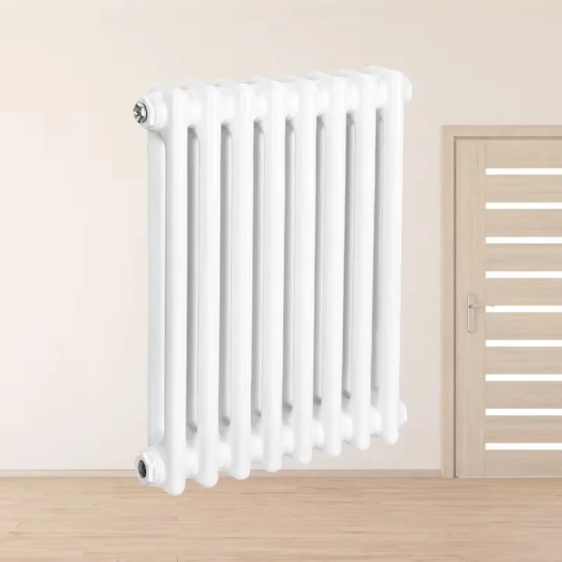 0lClassic Home Heating Radiatori di riscaldamento a doppia colonna in acciaio a basso tenore di carbonio Circolazione dell'acqua calda Sistemi HVAC per la casa e l'hotel Us 4
