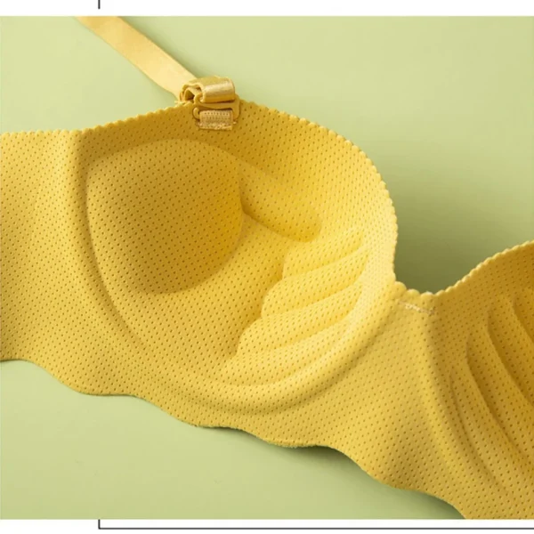 Reggiseno senza cuciture per ragazze di colore solido di alta qualità ragazze Comfort traspirante abbigliamento quotidiano biancheria intima ragazze reggiseno con tracolla rimovibile 3