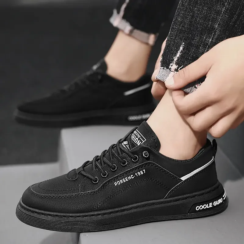 Scarpe antinfortunistiche da lavoro traspiranti nuove da uomo autunnali Scarpe sportive casual alla moda Scarpe da tavolo versatili per motociclisti 6