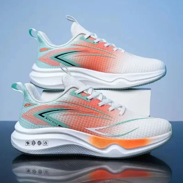 Nuove scarpe da corsa Estate Tenis Masculino Nuovo test fitness Studenti delle scuole medie Rimbalzo Ammortizzazione Sneakers Scarpe da uomo 5