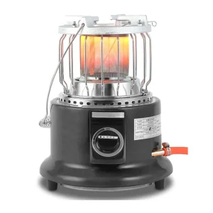 Vendita in fabbrica Riscaldatore a gas portatile 2 in 1 e fornello Riscaldatore per tenda a gas per interni Fornello a gas per escursionismo da campeggio per esterni 1