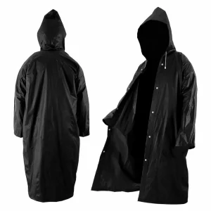 Di alta Qualità 1 pezzo 145*68 CM EVA Unisex Impermeabile Addensato Impermeabile Donne Impermeabili Uomini Nero di Campeggio Impermeabile Tuta Impermeabile 1