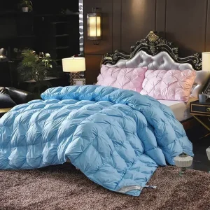 Piumino morbido in piuma d'oca Coperta di lusso King Queen Dimensioni doppie Piumino per biancheria da letto Trapunta super calda a forma di pane 1