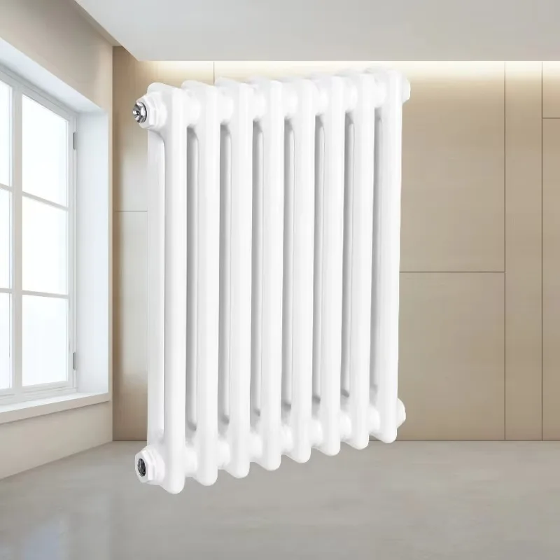 0lClassic Home Heating Radiatori di riscaldamento a doppia colonna in acciaio a basso tenore di carbonio Circolazione dell'acqua calda Sistemi HVAC per la casa e l'hotel Us 1