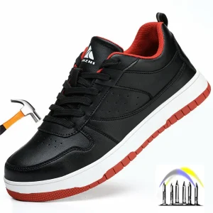 stivali da lavoro da uomo con punta in acciaio scarpe antinfortunistiche moda industriale da uomo scarpe da ginnastica da lavoro antiscivolo scarpe da lavoro impermeabili da uomo 1