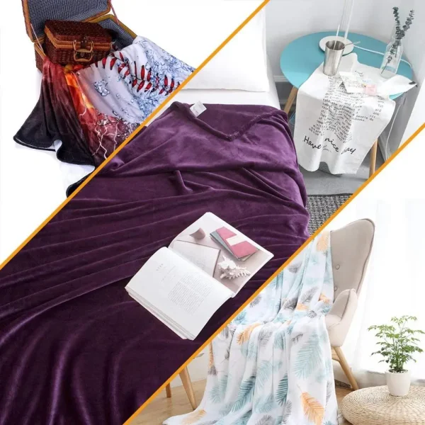Wolves How ling Moon Super Soft Full Queen Size coperta in pile coperta in pile corallo per camera da letto coperta per pisolino Super Soft Cozy 4