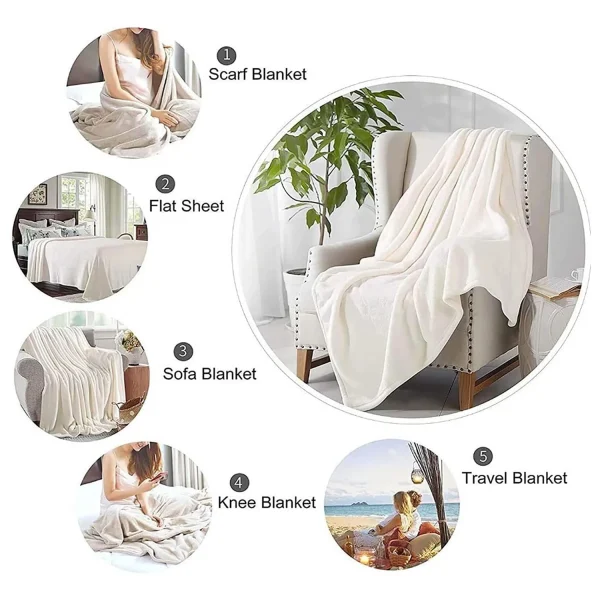 Le coperte in flanella stampata Koala con nomi personalizzabili sono adatte per divani letto, viaggi, campeggio, soggiorni e sedie da ufficio 4