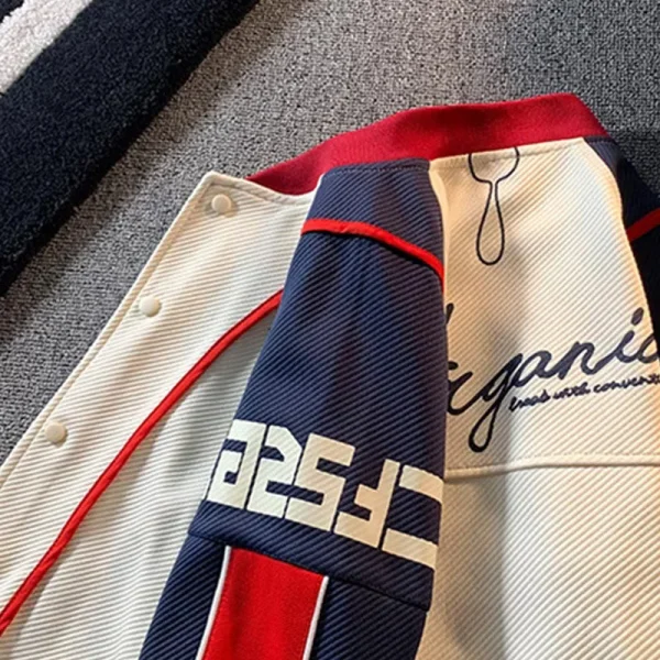 Giacca da baseball da ragazzo autunnale Nuova primavera Cappotti moda per bambini Bambini Casual Splicing Capispalla Adolescente Bello Lettera Vestiti 5