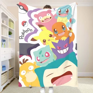 Spalmare sul letto Coperta P-Pokemon Casa e decorazione Coperte e copriletti Trapunte estive Copriletti per divano rinfrescanti anime 1