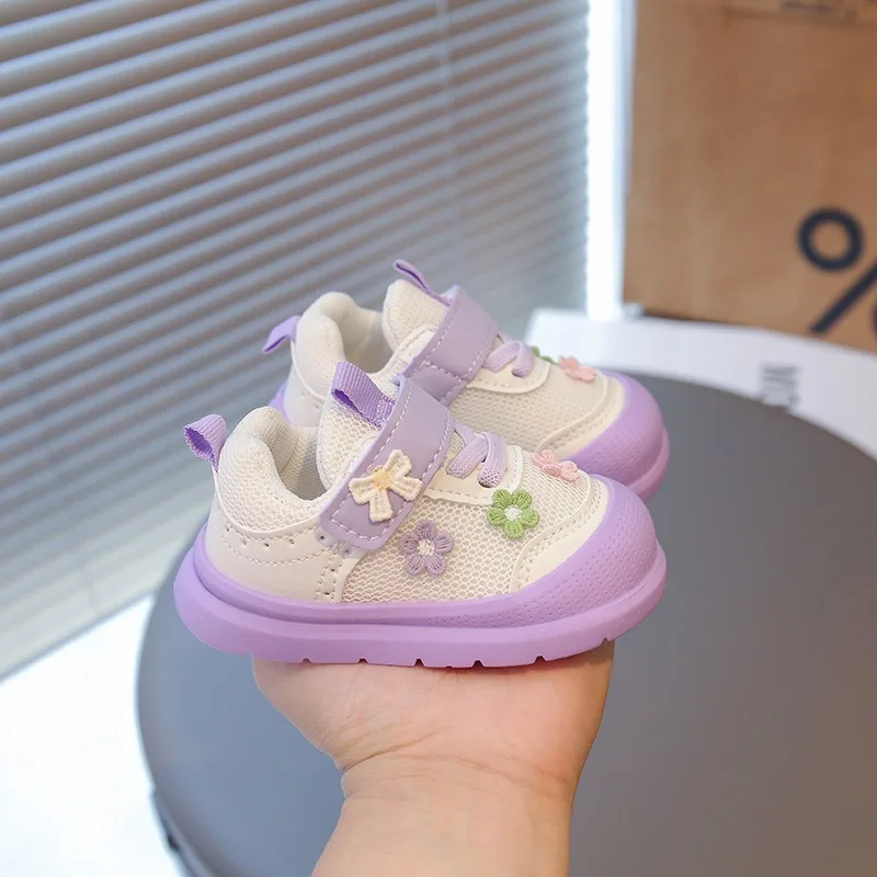 Autunno Inverno Neonate Scarpe Casual Mesh Traspirante Scarpe da ginnastica per bambini Suola morbida antiscivolo Scarpe per bambini Scarpe per neonati 3